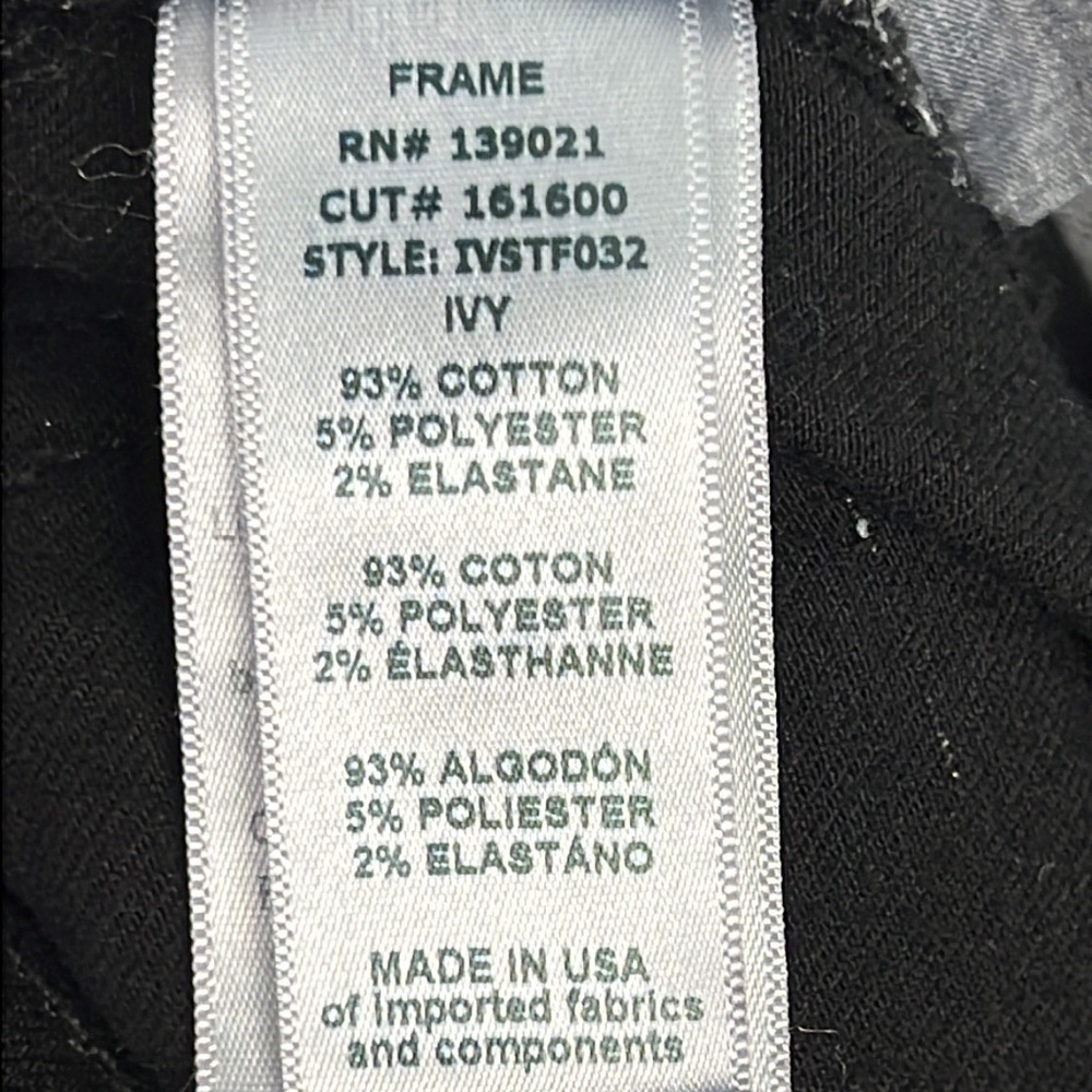 FRAME DENIM Black fitted flare jean - Picture 10 of 11